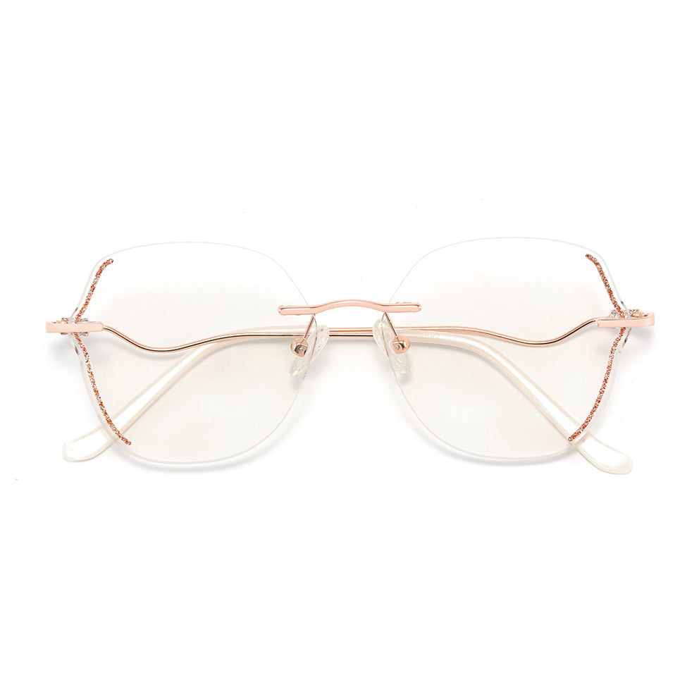 Twinkle Eyeglasses in Rose Gold