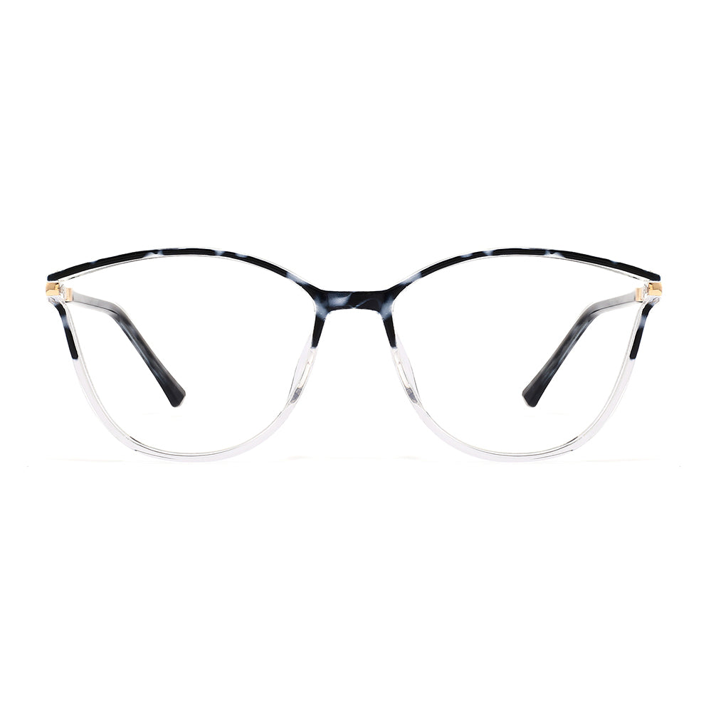 Darleen Eyeglasses in Black Tortoise & Clear