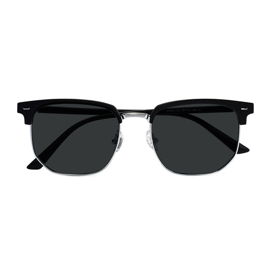 Aviva Sunglasses in Black & Silver