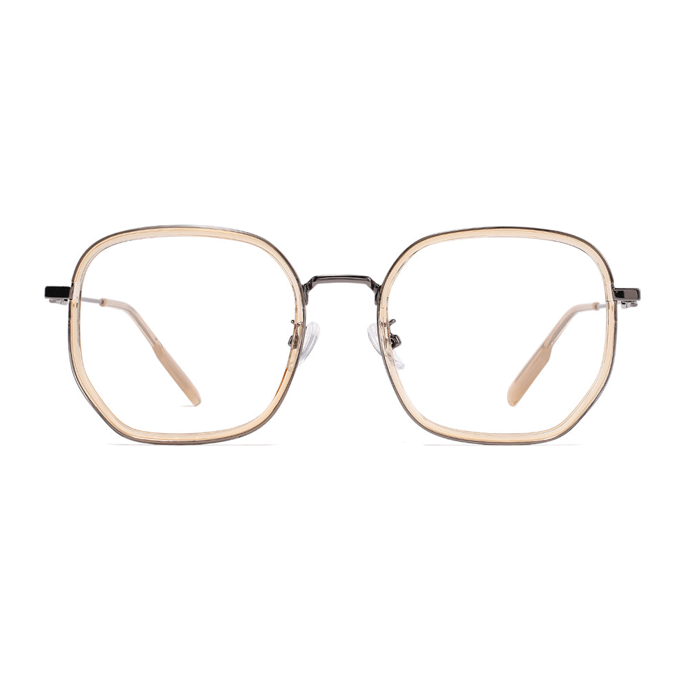 Sookie Eyeglasses in Champagne & Gun