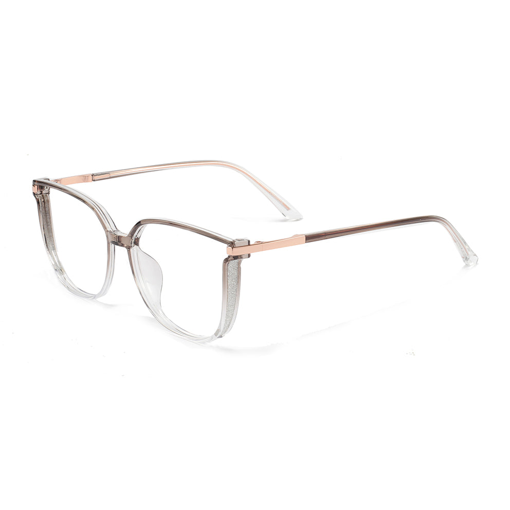 Sissie Eyeglasses in Clear Grey & Clear