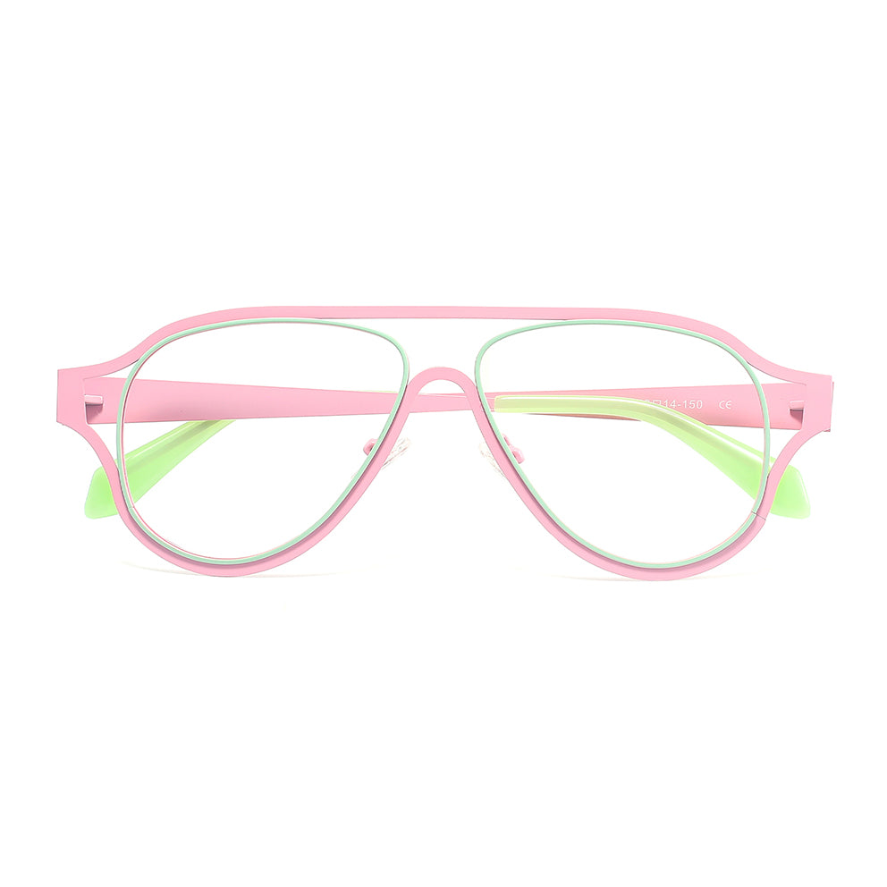 Karlie Eyeglasses in Pink & Green