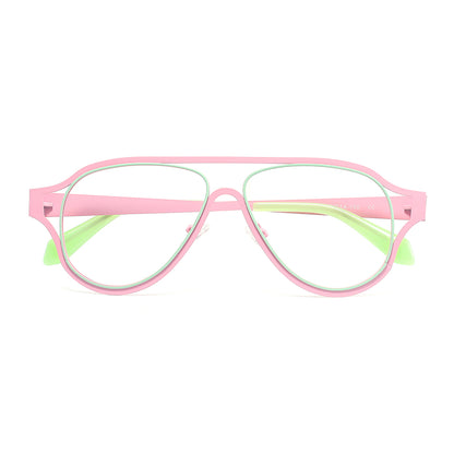 Karlie Eyeglasses in Pink & Green