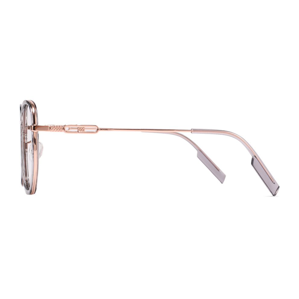 Sookie Eyeglasses in Grey & Rose Gold