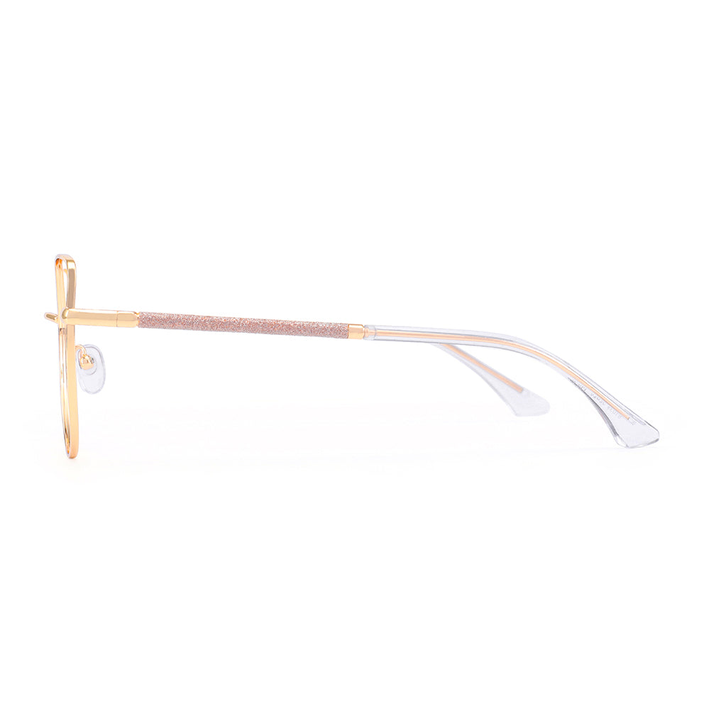 Halo Eyeglasses in Gold