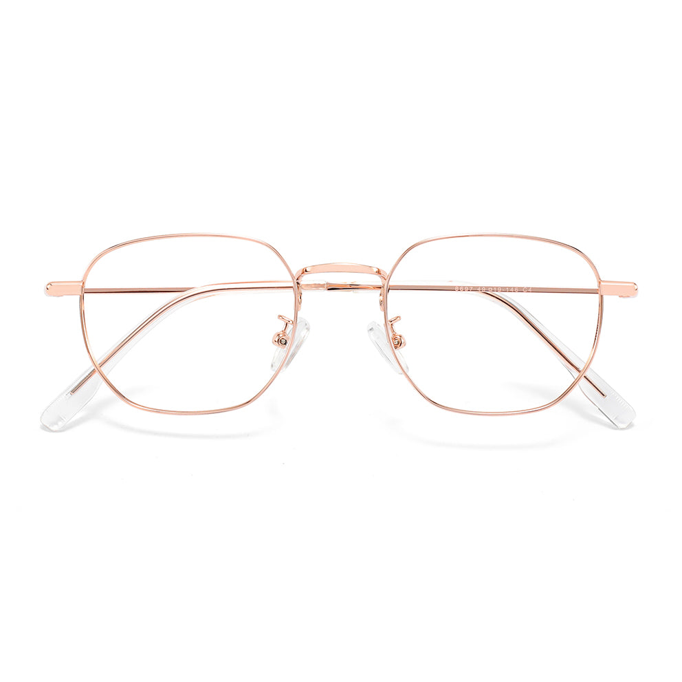 Hajna Eyeglasses in Rose Gold