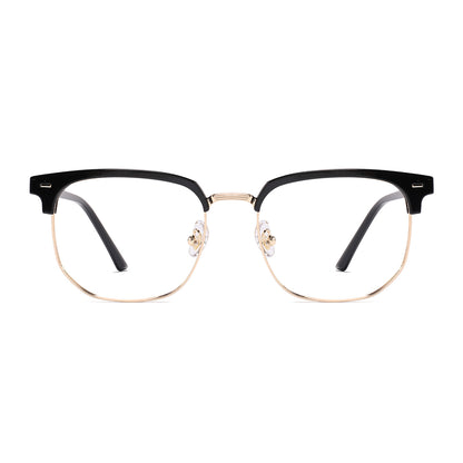 Aviva Eyeglasses in Black & Gold