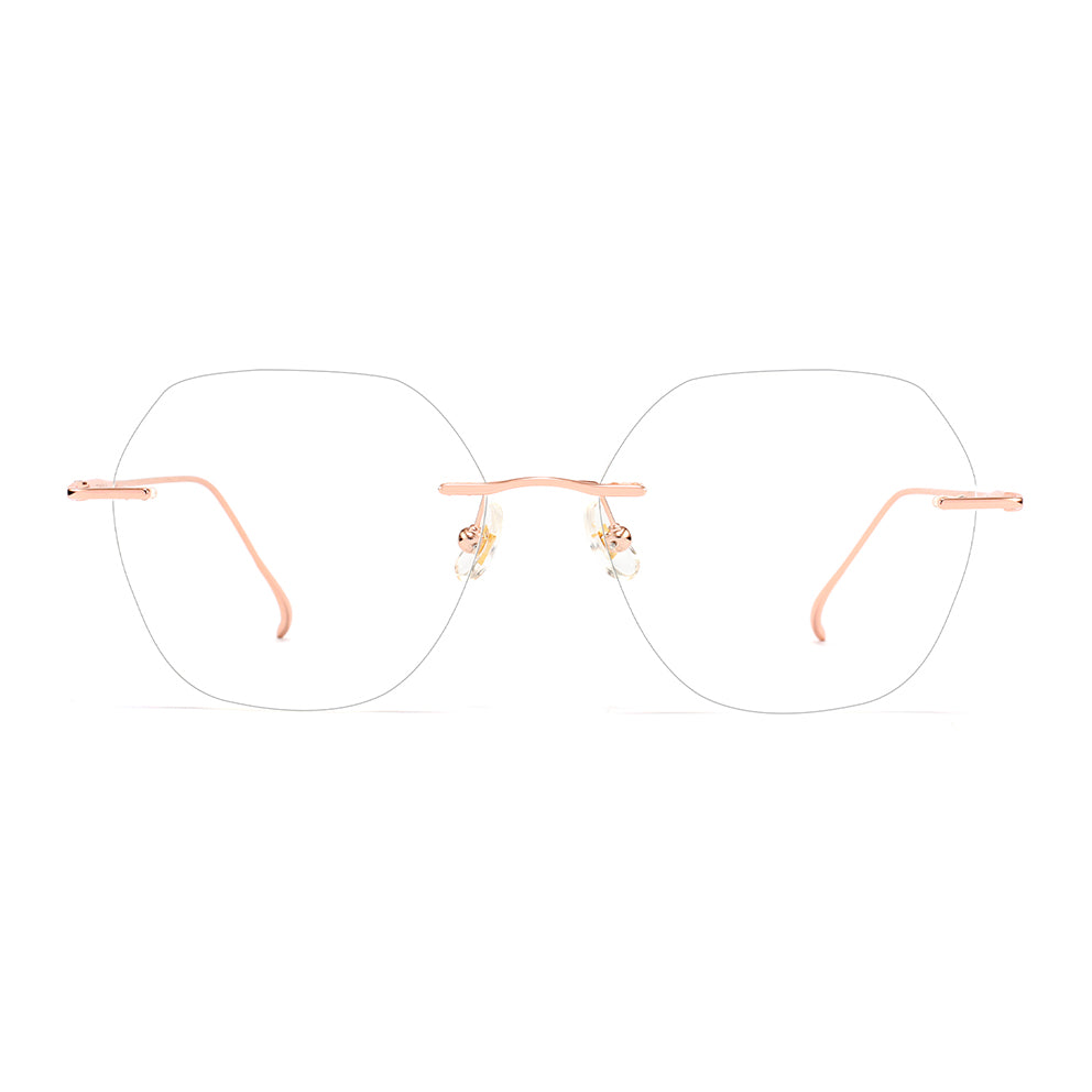 Talin Eyeglasses in Rose Gold