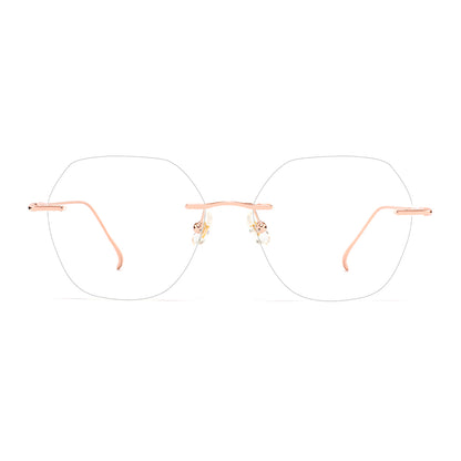 Talin Eyeglasses in Rose Gold