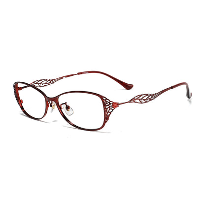 Leaf Eyeglasses in Red