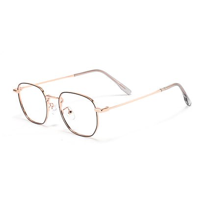 Hajna Eyeglasses in Black & Rose Gold