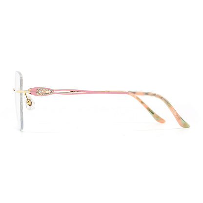 Whitney Eyeglasses in Silver & Rose Gold