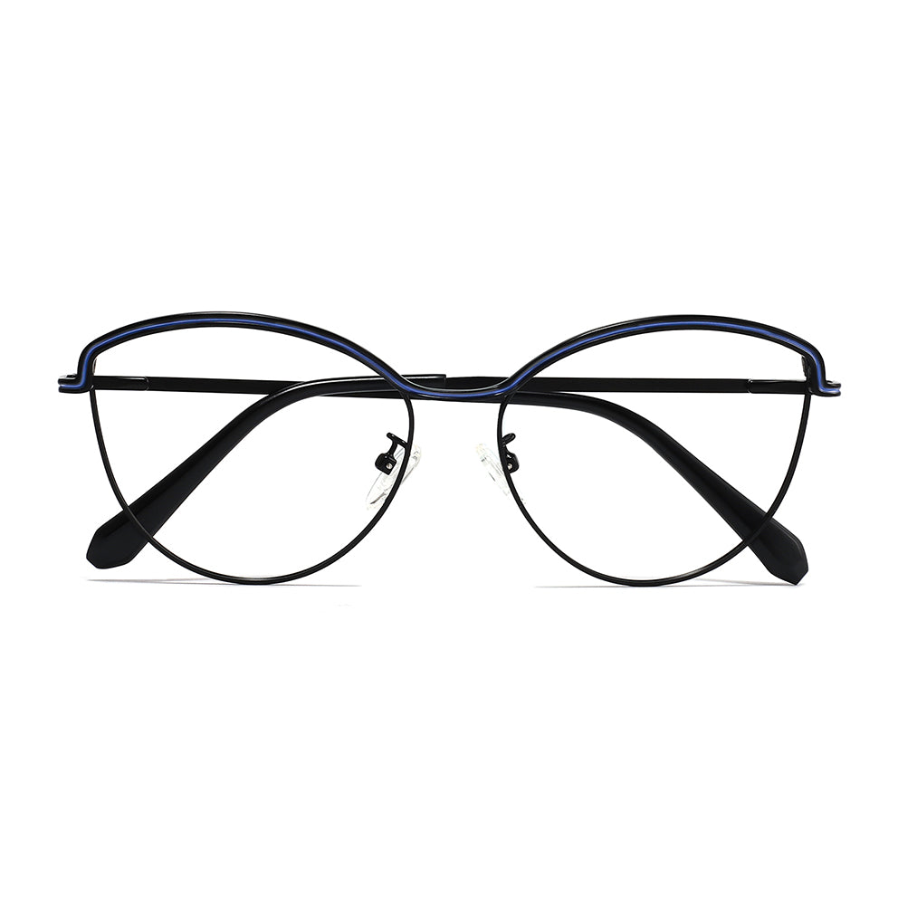 Wamsley Eyeglasses in Blue & Black