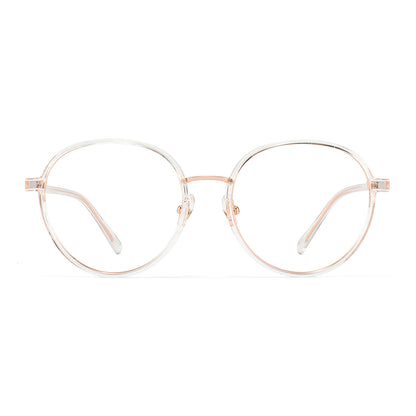 Kyra Eyeglasses in Clear & Rose Gold