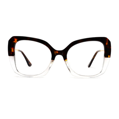 Cryder Eyeglasses in Warm Tortoise & Clear