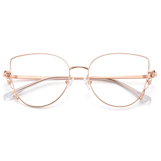 Hailey Eyeglasses in Rose Gold