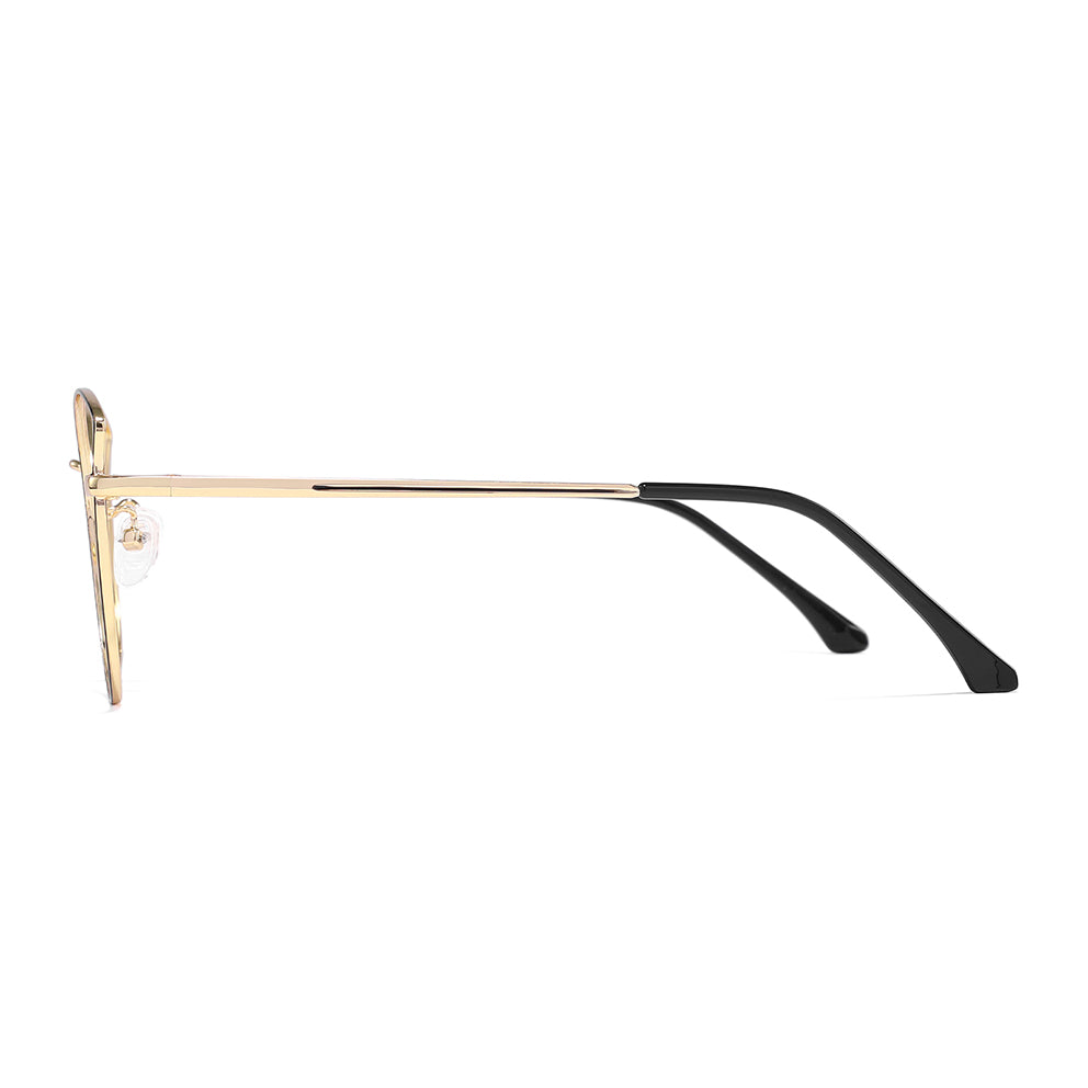 Cloe Eyeglasses in Black & Gold