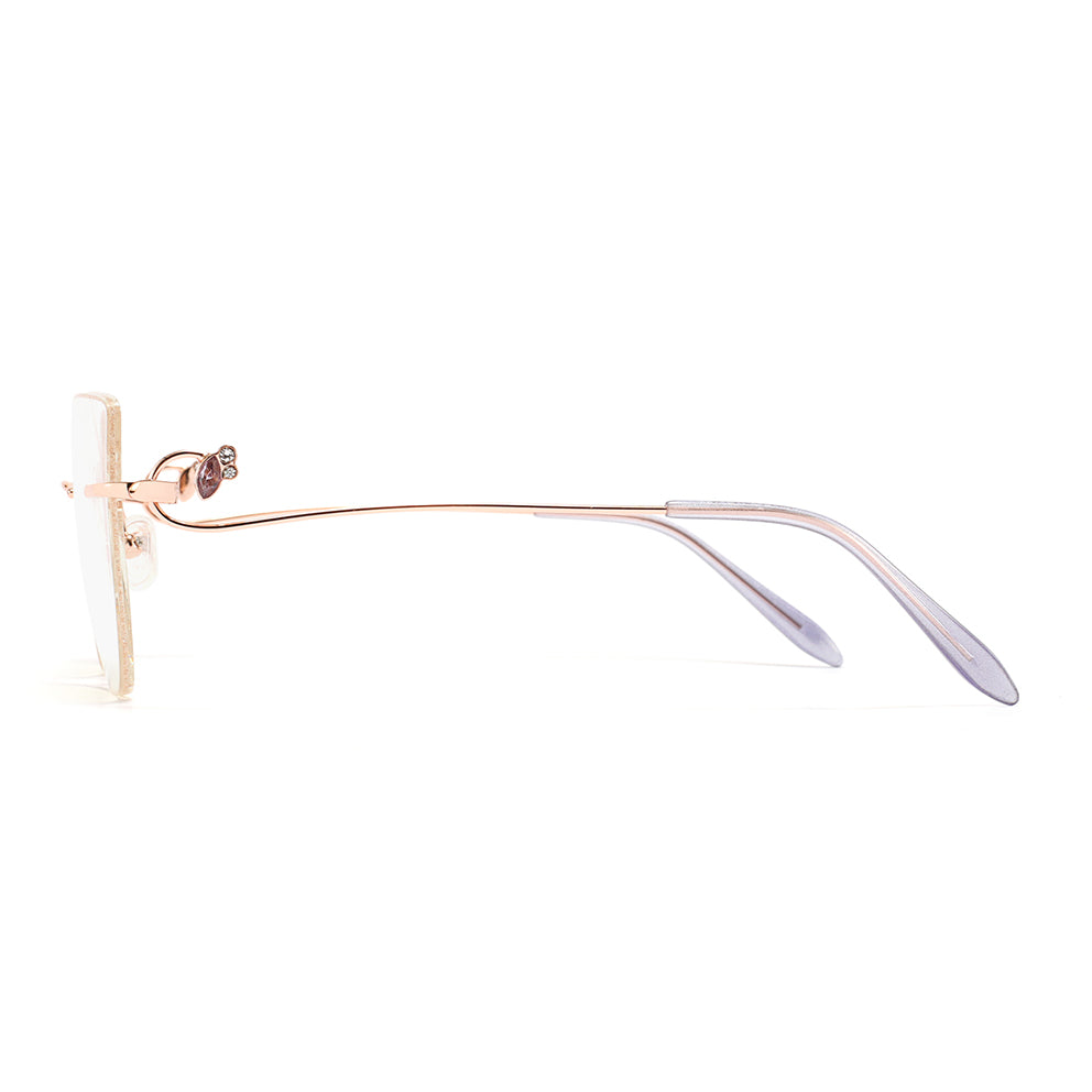 Pari Eyeglasses in Rose Gold