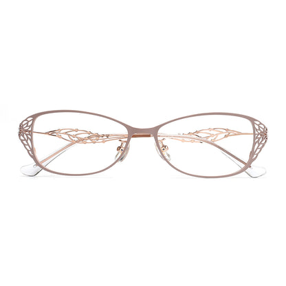 Leaf Eyeglasses in Pink