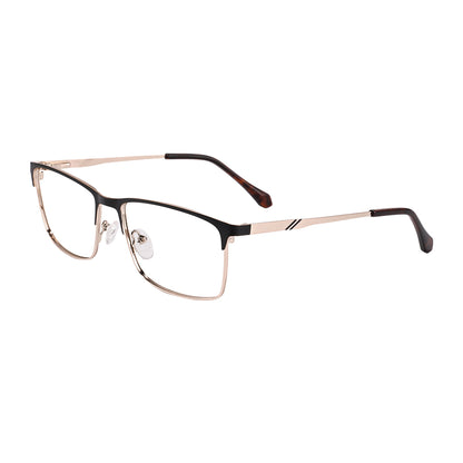 Farrell Eyeglasses in Matte Black & Gold