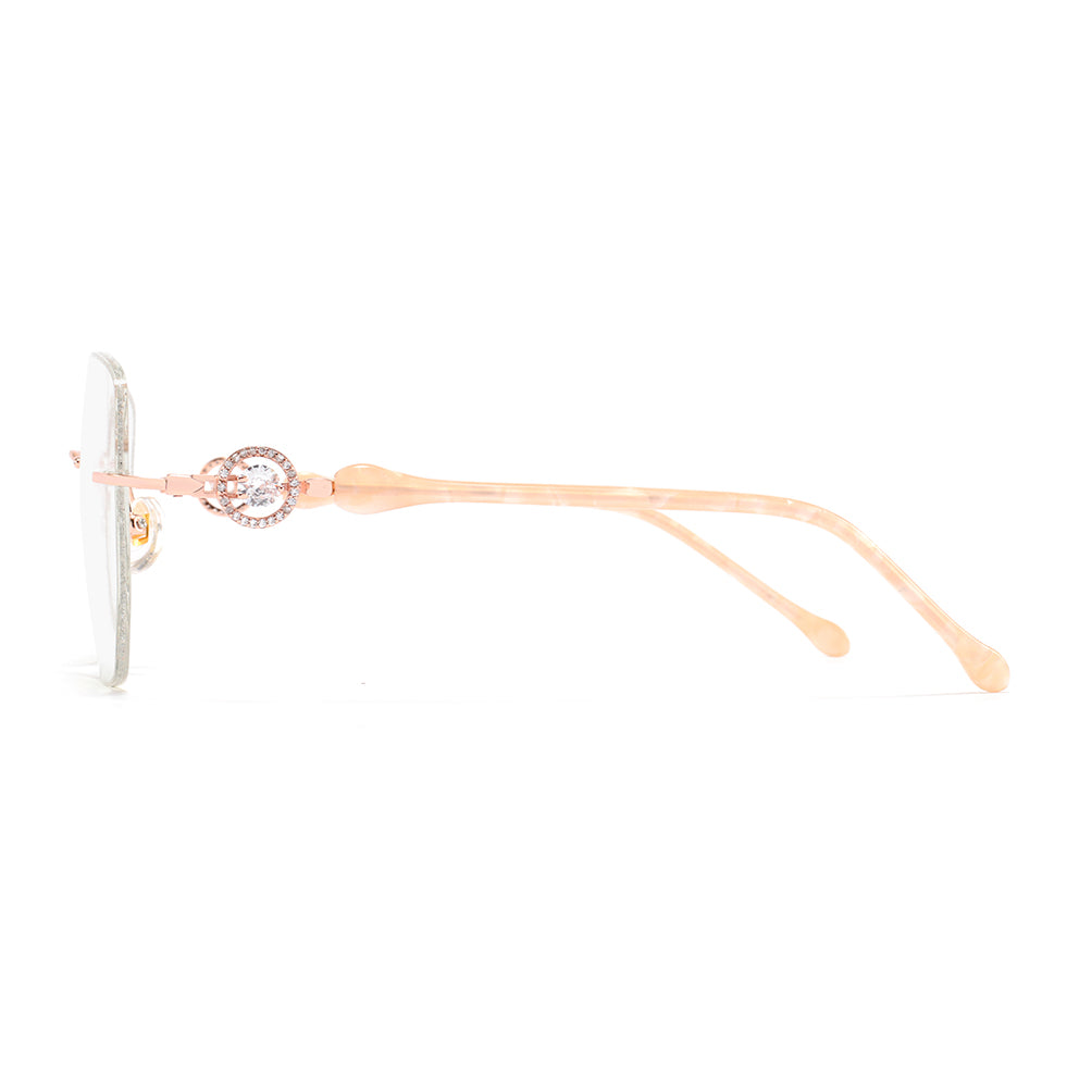 Blink Eyeglasses in Rose Gold & Silver