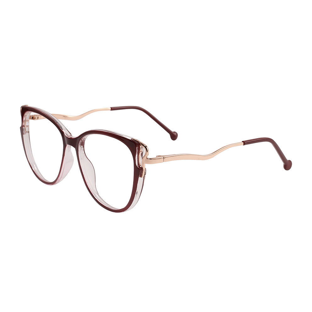 Trista Eyeglasses in Burgundy