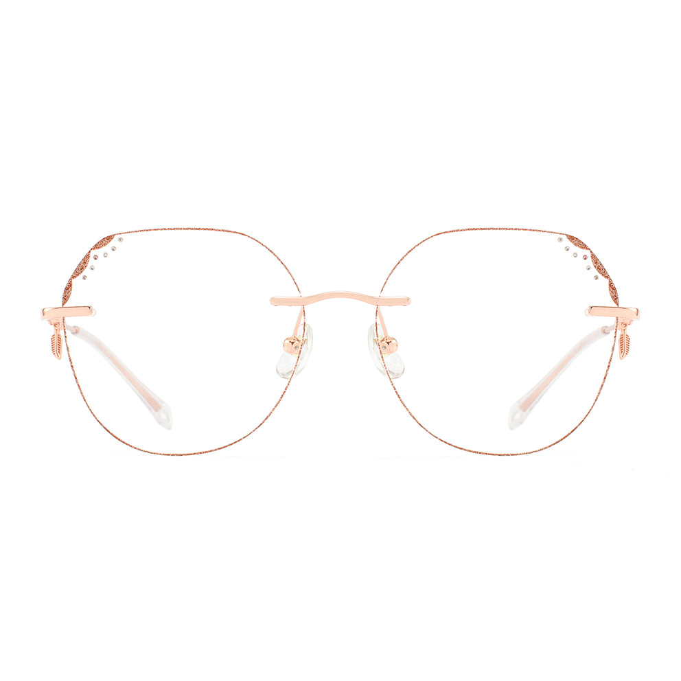 Fresh Eyeglasses in Rose Gold