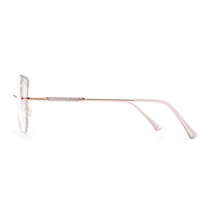 Glamour Eyeglasses in Rose Gold & Silver