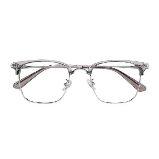 Emeka Eyeglasses in Grey & Silver