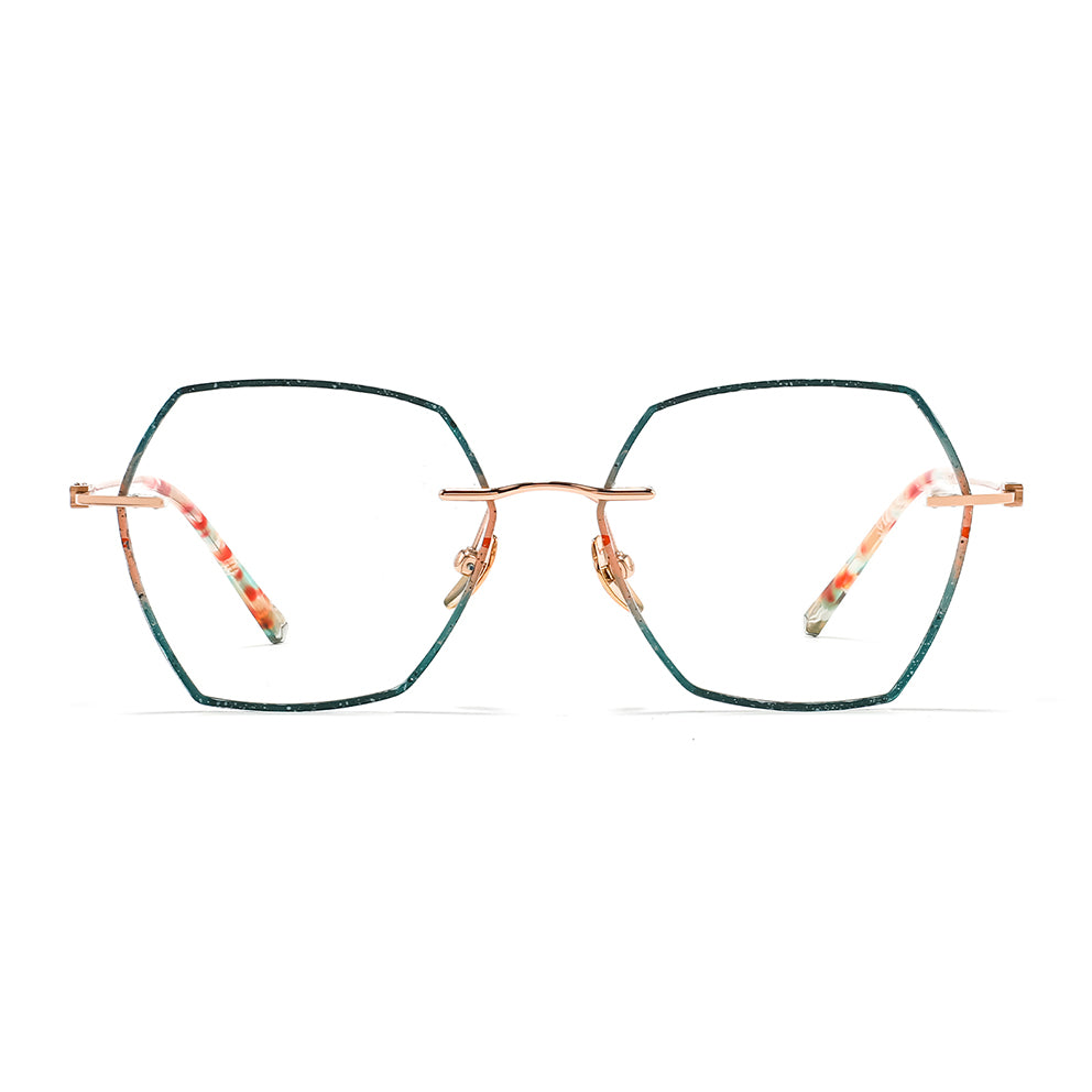 Anaya Eyeglasses in Blue Floral