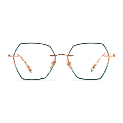 Anaya Eyeglasses in Blue Floral