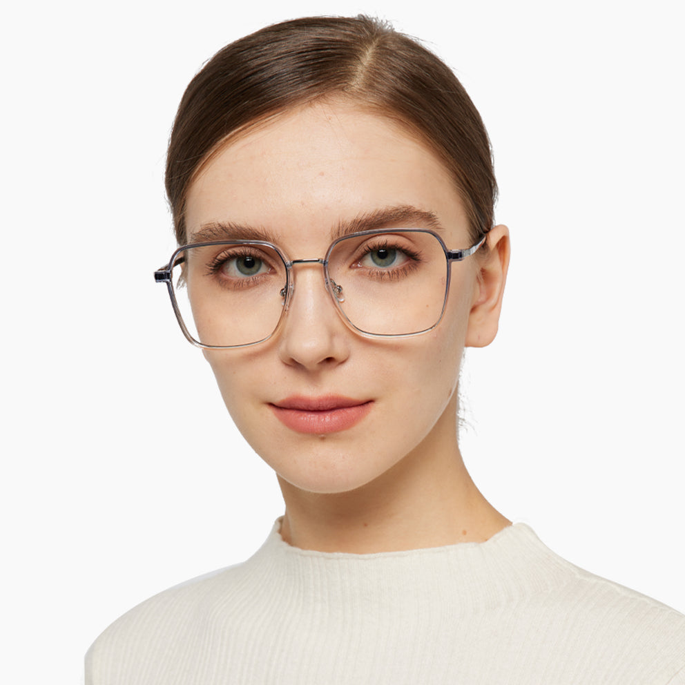 Diana Eyeglasses in Blue & Brown