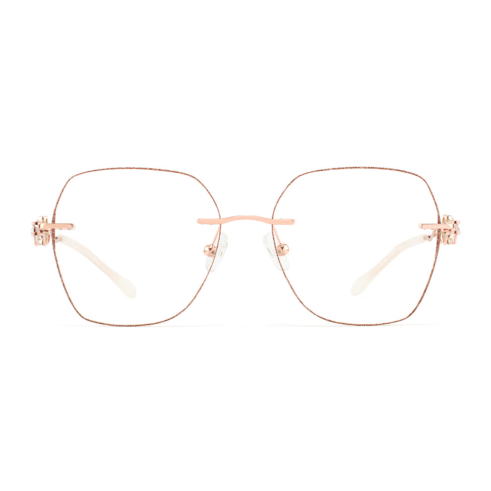 Shine Eyeglasses in Rose Gold