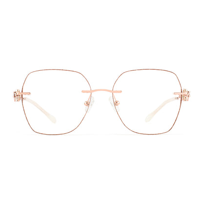 Shine Eyeglasses in Rose Gold