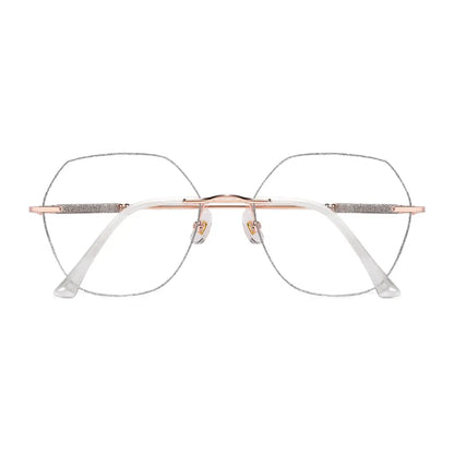 Gem Eyeglasses in Rose Gold & Silver