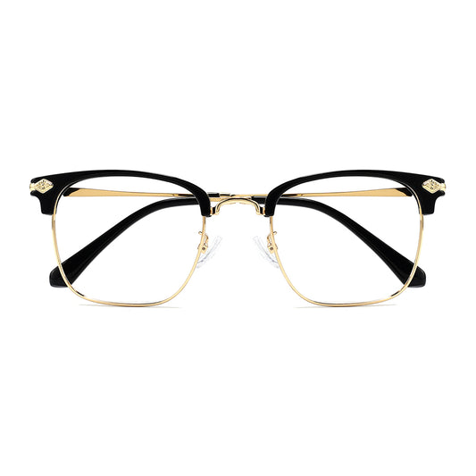 Emeka Eyeglasses in Black & Gold