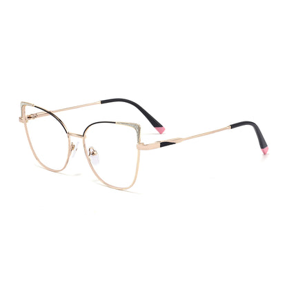 Aspen Eyeglasses in Gold & Black