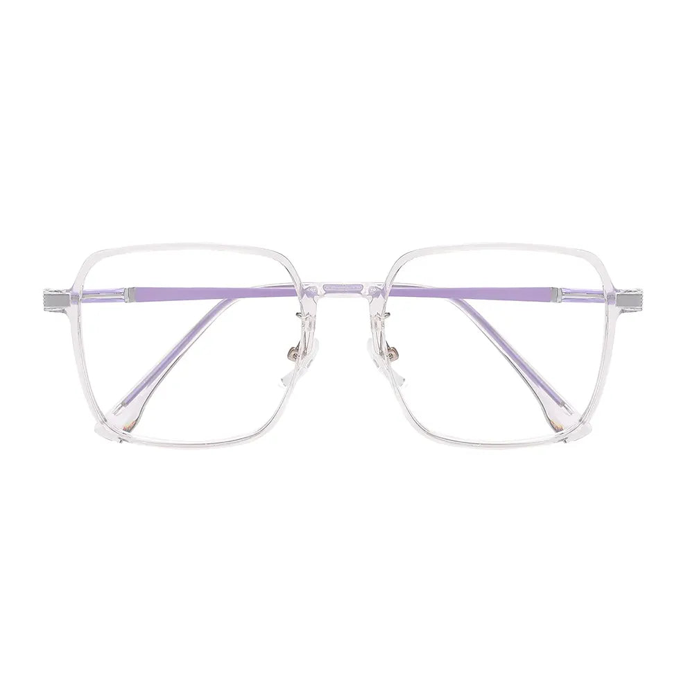 Sandy Eyeglasses in Purple & Clear