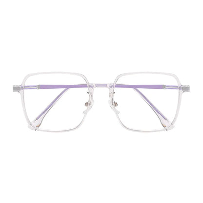 Sandy Eyeglasses in Purple & Clear