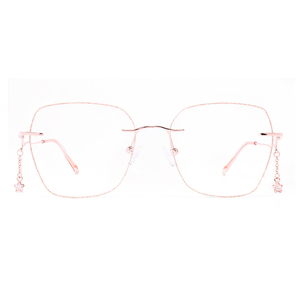 Hesper Eyeglasses in Rose Gold