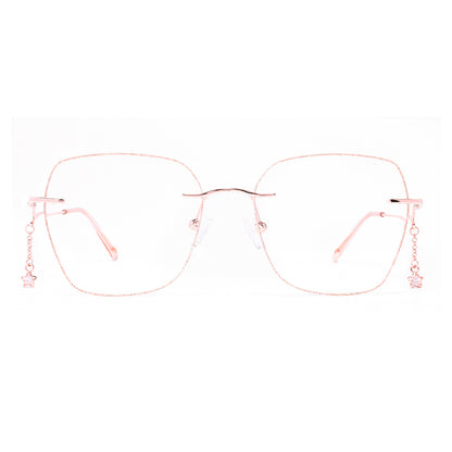 Hesper Eyeglasses in Rose Gold