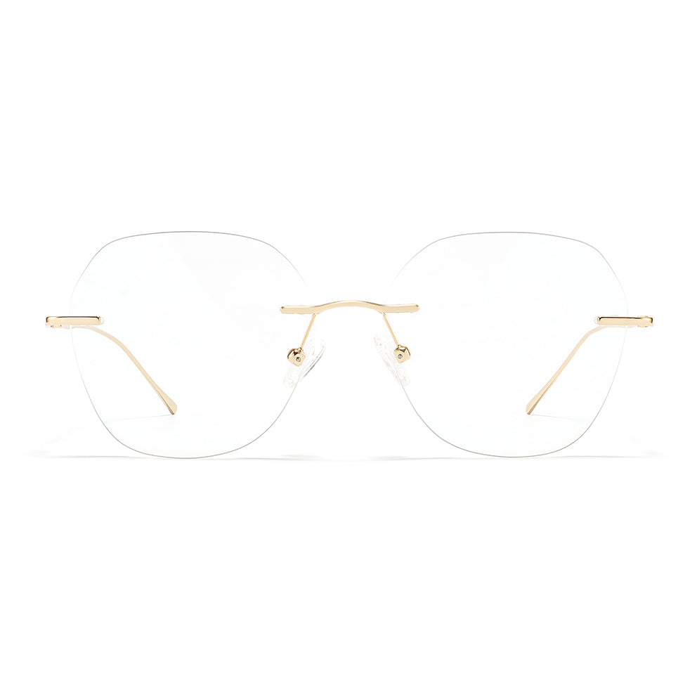 Simple Eyeglasses in Gold