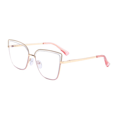 Loes Eyeglasses in Pink & Gold