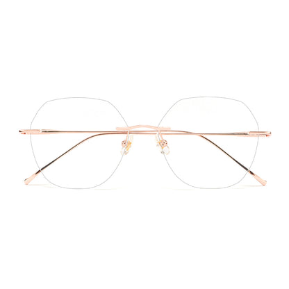 Talin Eyeglasses in Rose Gold