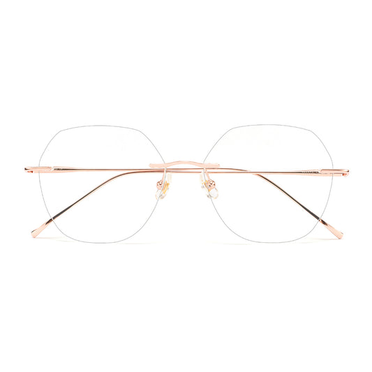 Talin Eyeglasses in Rose Gold