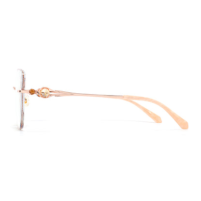 Topaz Eyeglasses in Rose Gold