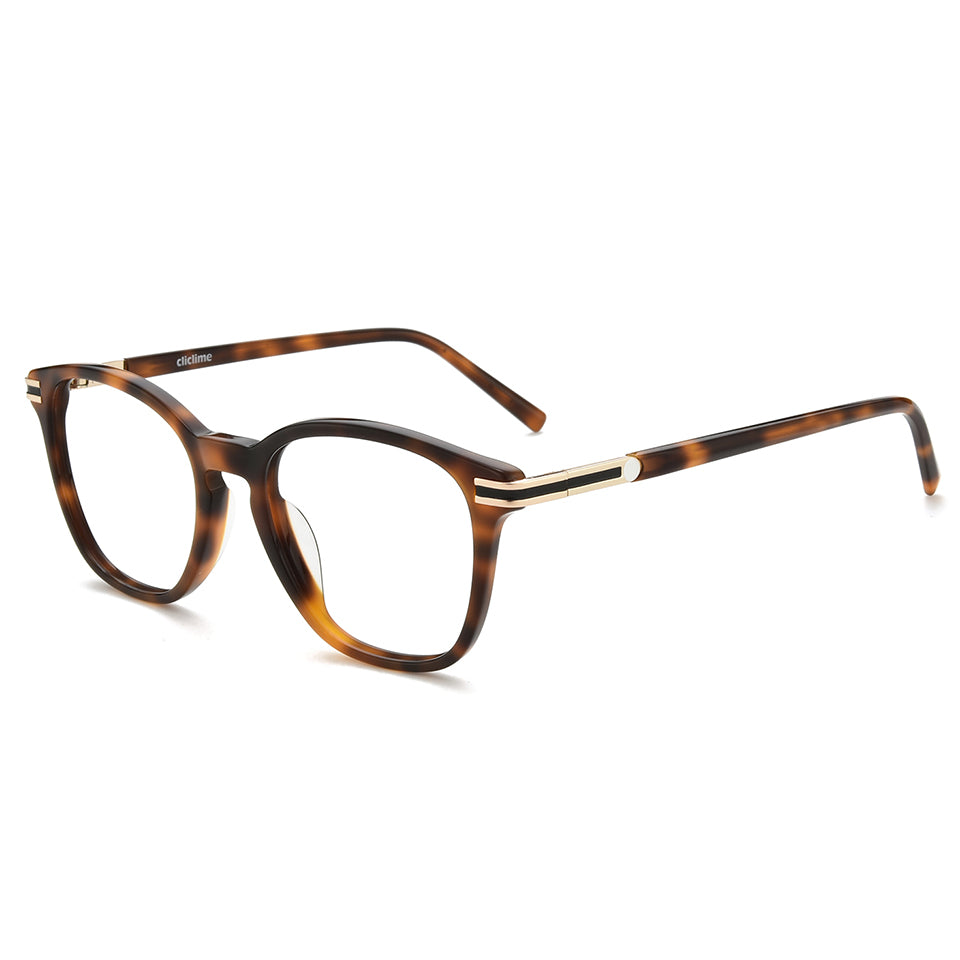 Michaela Eyeglasses in Warm Tortoise