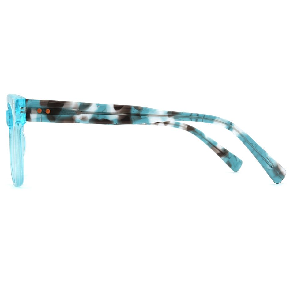 Gillian Eyeglasses in Clear Blue