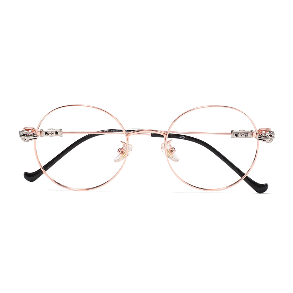 Roya Eyeglasses in Rose Gold