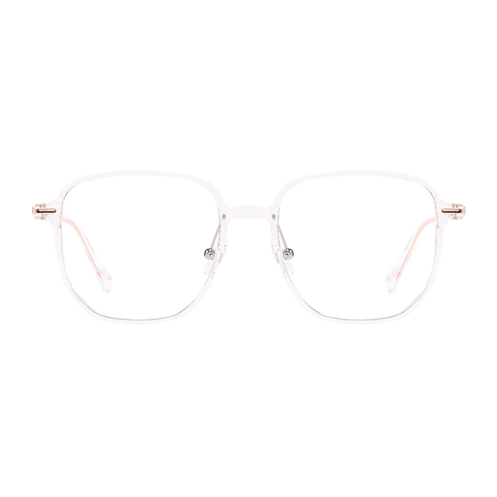 Misha Eyeglasses in Clear & Rose Gold